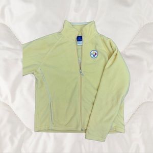 Yellow NFL Steelers Long Sleeve Fleece